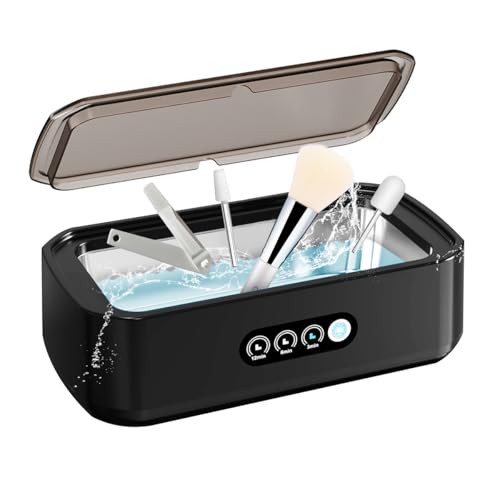 Pinkiou Nail Tool Cleaning Machine, 3 Timer Modes Nail Tool Sterilizer for Nail Drill Bits, Nail Art Brush, Nail Clipper, Makeup Brush, Jewelry Cleaning, Salon for Home Use, 22oz(650ML)