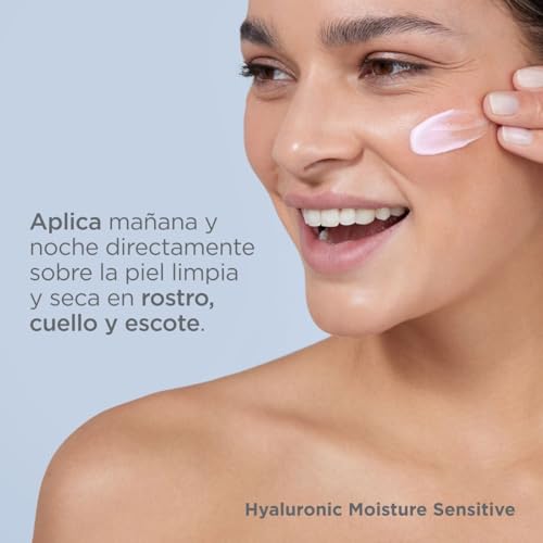 ISDIN Isdinceutics Hyaluronic Moisture Sensitive Skin Calming Daily Face Moisturizer with Hyaluronic Acid 1.76 OZ (Eco-Refill)