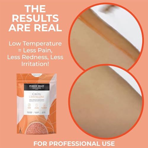 Cirepil - Cristalline - 800g / 28.22 oz Hard Wax Beads Bag - Unscented & Rosin-Free, Micro-Crystalline Formula for Highly Sensitive Skin - Clear Gel Stripless Hair Removal for Face & Body, Low-Temp
