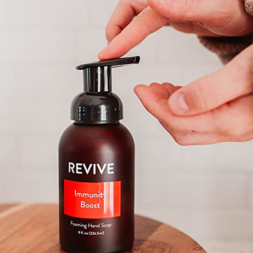Immunity Boost Foaming Hand Soap 2 Pack by Revive Essential Oils - 100% Pure Therapeutic Grade, For Diffuser, Humidifier, Massage, Aromatherapy, Skin & Hair Care