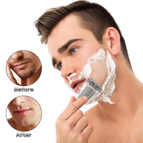 Facial Epilator for Women, Painless Electric Razors for Silk Skin, Portable Facial/Bikini Area/Underarm/arm/Leg Hair Removal Device - IPX7 Waterproof&Easy Cleaning, Ceramic Blade, Gifts for Her