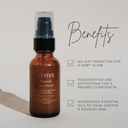 Revive Skin Health Skincare with Skin Health Essential Oil Blend - Renewal Face Serum - Non-Toxic Skincare