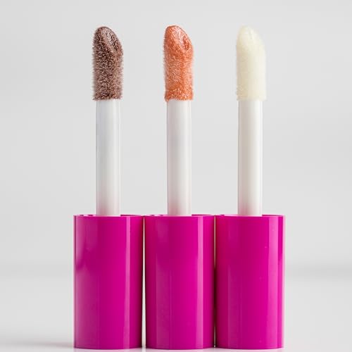Cheekbone Calm Healing Lip Oil, Hydrating Lip Treatment with Hyaluronic Acid, Peach extract and Peppermint Oil, Non-Sticky Gloss Finish, Vegan & Cruelty-Free, 0.15 fl oz.