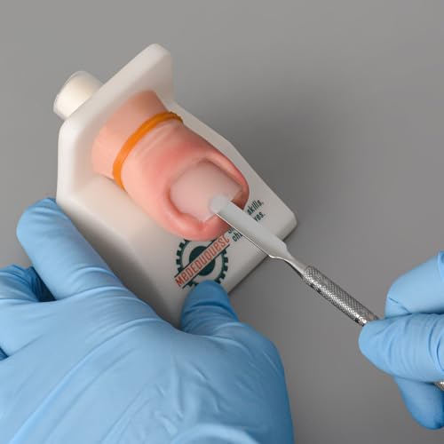 Ingrown Toenail Trainer Kit with Base,Ingrown Toenail Simulator for Medical Education, Wound Care Training Model