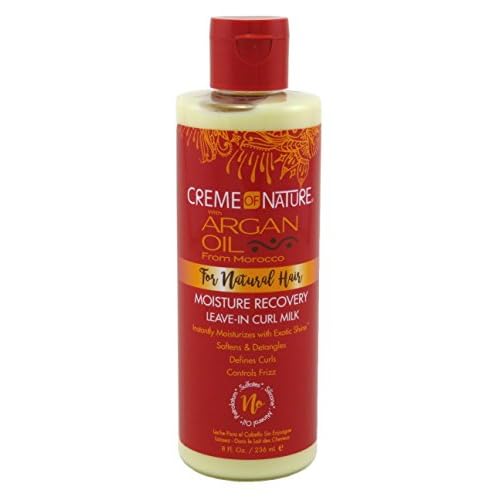 Creme of Nature Argan Oil Curl Milk and Leave In Conditioner, 8 Fl Oz and 8.4 Fl Oz