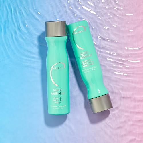 Malibu C Scalp Wellness Conditioner - Scalp Soothing Hair Conditioner with Eucalyptus + Spearmint Oil - Sulfate-Free Moisturizing Dry Scalp Conditioner