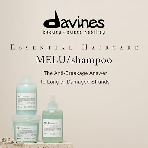 Davines MELU Shampoo, Anti-Breakage Cleansing For Long Or Damaged Hair