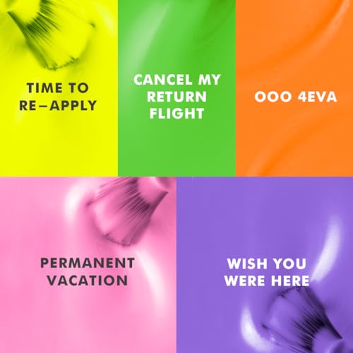 Olive & June Gel Summer Brights Nail Polish Set | UV LED Nail Lamp Needed | 5 Neon Shades: Time to Re-Apply, Cancel My Return Flight, OOO 4Eva, Permanent Vacation, Wish You Were Here