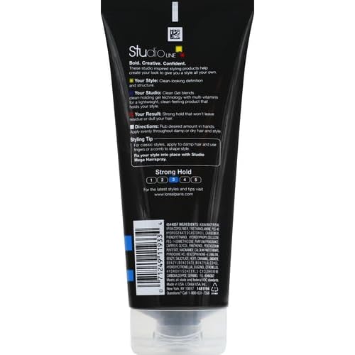 L'Oreal Paris Studio Line Clear Minded Clean Gel - Strong Hold 6.8 fl; oz.,(Pack of 2)