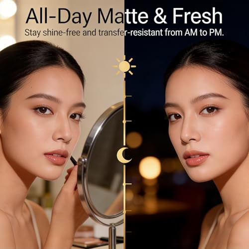 Color-Changing Foundation Makeup - Lightweight, Buildable Coverage with SPF 15 | Natural, Sweat-Resistant & Long-Lasting Wear for All Skin Tones | 30ml