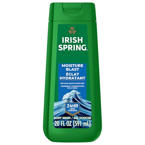 Irish Spring Moisture Blast Body Wash for Men, 20 Oz