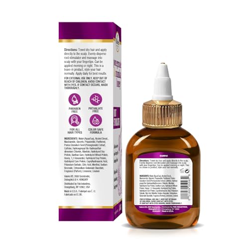 Difeel Pomegranate & Manuka Honey Root Stimulator 2.5 oz. - Deep Scalp & Hair Oil Treatment