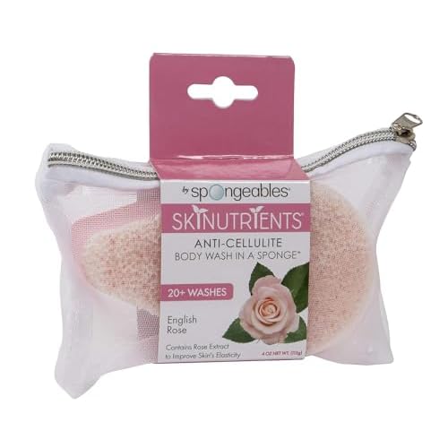 Spongeables Skinutrients Anti-Cellulite Body Wash in a Sponge