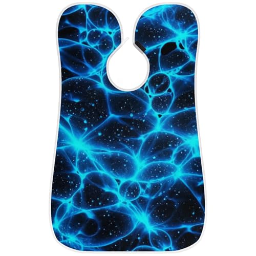 Lightning Bolt Beard Bib Apron,Beard Hair Catcher,Non-Stick Beard Shave Cape,Shaving Trimming Non-Stick Waterproof Grooming Gifts for Dad Men Him Boyfriend