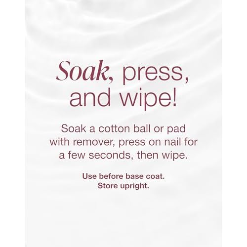 Mineral Fusion Nail Polish Remover - Acetone-Free Nail Care with Natural Solvents - Non Drying Liquid Formula - 6 fl oz