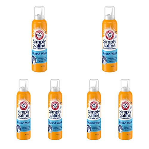 Arm & Hammer Simply Saline Wound Wash 7.4 Ounce - 6 Pack