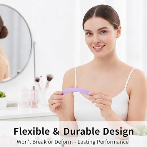 Silicone Wax Spatulas, Reusable Stir Sticks for Hair Removal, Crafts, Non Stick Soft Silicone, Convenient Cleaning, Multi Purpose ()