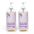 Dr. Natural Castile Liquid Soap, Lavender, 2 pc - Sulfate-Free, Paraben-Free, Cruelty-Free Multi-Purpose Soap with Shea Butter, Coconut Oil, Olive Oil