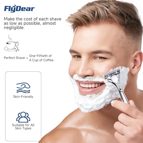 60Pcs Double Edge Safety Razor Blades, Platinum Stainless Steel Straight Razor Blades for Men, Precision Shaving for Smooth, Comfortable Close Shaves, Fits Most Double Edge Razors