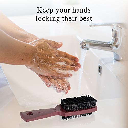 Fuller Brush Hand 'N Nail Brush ? Break & Odor Resistant Fingernail & Toenail Cleaner ? for Everyday Grooming & Cleaning Finger Nails, Toe Nails, Cuticles, Hands & Feet (Mulberry)