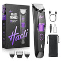HACLI Professional Beard Trimmer for Men - Cordless IPX7 Waterproof, Precision Dial with 20 Adjustable Length Settings, Wet/Dry Use, 80 Min Runtime, Premium Facial Hair Groomer, Gift for Dad & Husband