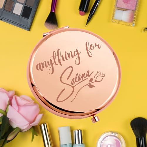 KEYCHIN Como La Flor Pocket Mirror Latin Singer Fans Gift Music Album Compact Makeup Mirror Singer Fans Merchandise (Anything for-RG)