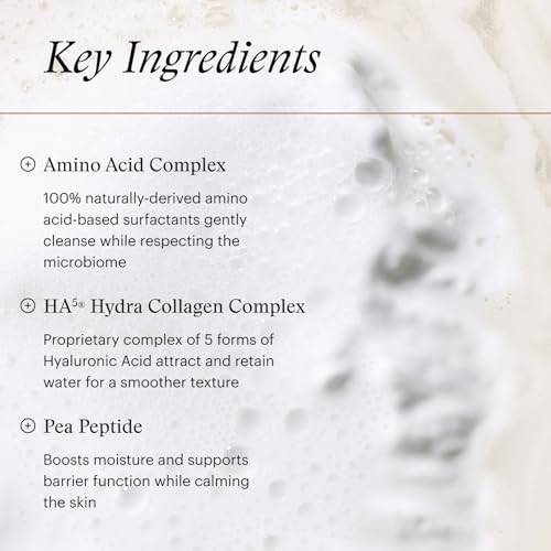 SkinMedica HA5 Hydra Collagen Hydrating Foaming Cleanser with Vegan Collagen, 5 Fl Oz - Hydrating Cleansing Solution for Daily Use - Amino Acid-Based Wash for a Gentle, Non-Irritating, Clean Feeling