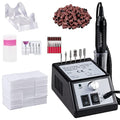 Professional Nail Drill Machine, Electronic Nail File Drills for Acrylic Nails Gel, 1000 Pcs Gel Nail Polish Remover, Lint Free Nail Wipes Cotton