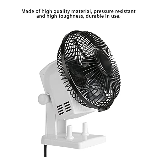 Mini Electric Fan, Table Desk Fan Big Wind Manicure Fan Nail Dryer Manicure Tool, 2 Speeds Adjustable Air Nail Dryer Blower Fan for Home Salon