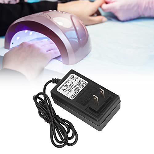 Nail Power Adapter, 24V 2A Nail Power Adapter Charger 48W Power Supply Adapter LED Nail Lamp Nail Dryer Replacment Power Supply Adapter, LED light Nail Power Adapter, Compact Size