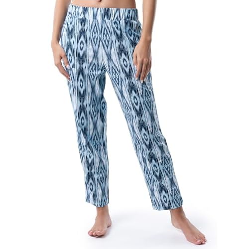 Wrangler Women's Short Sleeve Graphic Tee and Printed Pants Pajama Sleep Set