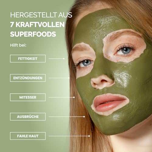 PLANTIFIQUE Korean Skin Care Face Mask with Avocado & Superfoods and Under Eye Patches (20 pairs)