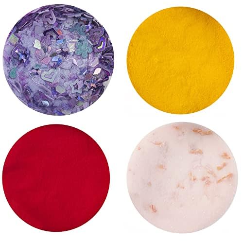 Nail Factory - Acrylic Powder Set Seven Collection, 14 Colors Mixed Shapes Set Glitter Nail Sequins Powder Holographic, Professional Nail Art Cosmetic, 3.5 Gr. Each One.