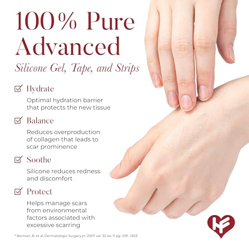 HealFast Scar Suite Bundle ? Physician-Formulated Silicone Scar Gel + Medical-Grade Scar Sheets + Scar Tape ? Advanced Scar Treatment for Surgery, Burns, and Injuries ? Professional-Grade Results