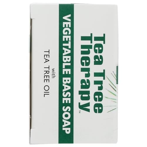 Tea Tree Therapy Pack of 8 x Vegetable Base Soap with Tea Tree Oil - 3.9 oz8