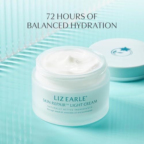 Liz Earle Skin Repair Light Face Cream - Hydration-Boosting Face Moisturizer with a Silky, Lightweight Texture - Balances & Hydrates Skin for a Healthy, Radiant Glow (50 ml)