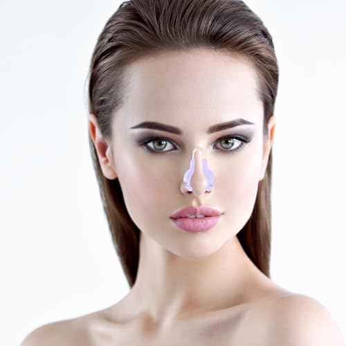 Nose Shaper Up Lifting Clip, 2pcs Nose Bridge Booster Nose Plugs Without Surgery Beauty Tool Nose up Device Nose Shaper Clip Nose Tool Nose Slimming Device Nose High Up Tool
