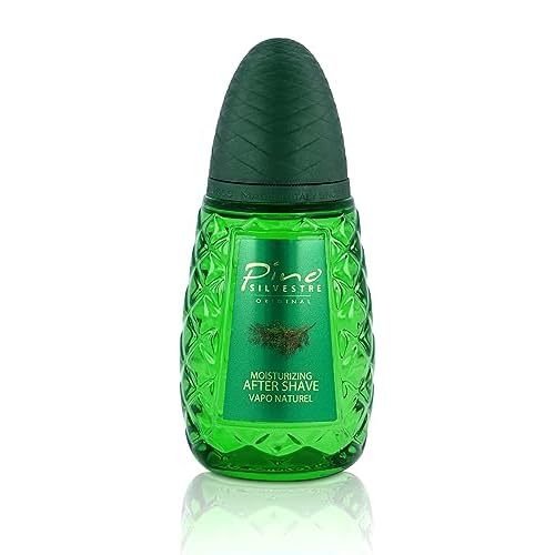 Pino Silvestre Moisturizing After Shave - Original Treatment For Post Shaving - Organic, Cooling Moisturizer Serum For The Face - Tree Scented Travel Sized Bottle - 4.2 Oz Spray