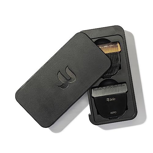 Brio Compatible for Both Beardscape V1 & V2, Zero Blade Black, Body Blade & Blade Case