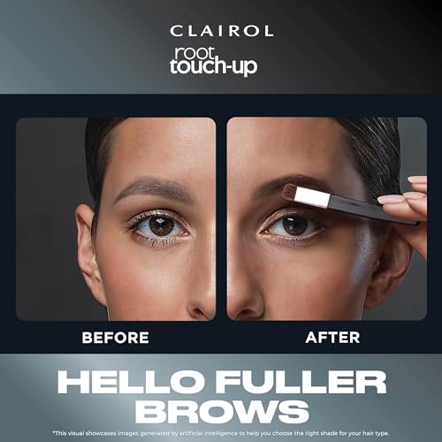 Clairol Root Touch-Up Temporary Concealing Powder, Dark Brown Hair Color, Pack of 3