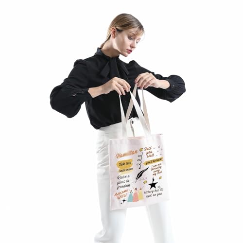 MNIGIU Musical Merch Theatre Gift Musical Tote Bag Musical Fan Gift