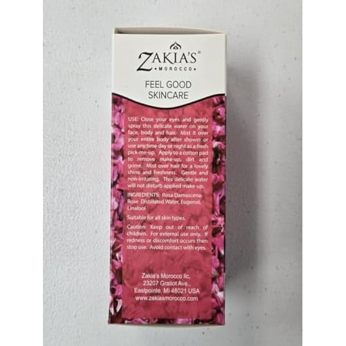 HYDROSOL Water Collection (Rose Water, 4 oz) - Moroccan Rose Water for Face & Hair - 4 oz