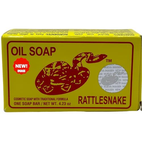 Jabon de aceite de vibora de cascabel (140g) jabon para la cara y todo el cuerpo- Ayuda a eliminar el acne y pa?o/Rattlesnake soap (4.93 (2)