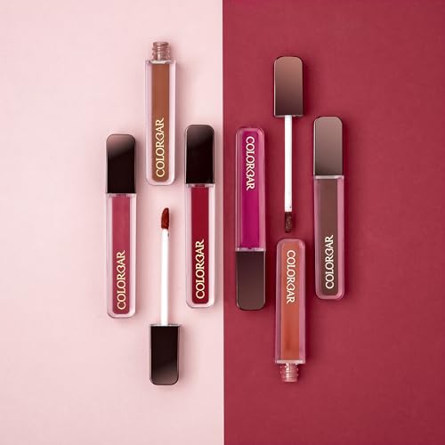 Colorbar Powerkiss Vegan Matte Lipcolor - Hydrating Matte Lipstick - Talc-Free and Highly Pigmented Liquid Lipstick - 002 Tempted - 0.16 oz