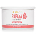 Gigi Neon Hard Wax ? Papaya, Stripless Wax for Hair Removal, Ideal for Sensitive Skin, 14 Oz