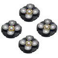 4PCS Shaver Replacement Blades Compatible with MicroTouch Titanium Head,Stainless Steel Material
