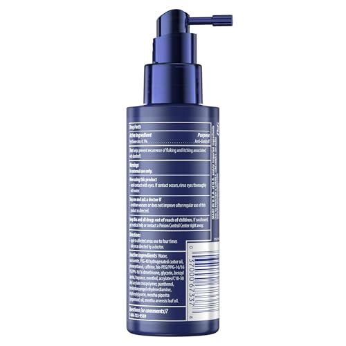 Head & Shoulders Itch Relief Scalp Mist Spray, for Dry Itchy Scalp, Leave-In Formula for Flake Control and Scalp Comfort, No-Rinse Dandruff Treatment, 4.2 Each, Pack of 2