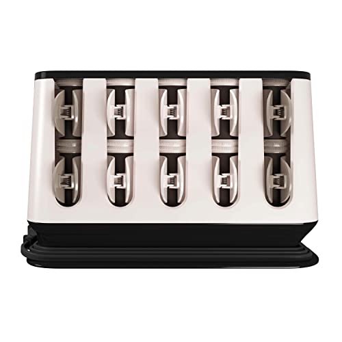 Remington Shine Therapy Argan Oil & Keratin Treated Hot Rollers Set, Professional Hair Curlers for Setting All Hair Lengths from Short and Medium to Long