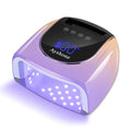 Cordless Rechargeable UV Nail Lamp,96W UV Light for Gel Nails with Metal Base,Professional Fast Charger Curing Lamp,4 Timer Setting and Smart Sensor(Gradient Purple)