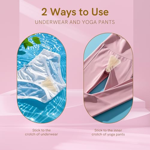 Camel Front Silicone Coverage Concealer Pads for Women, 6 Pack Reusable Invisible Insert for Leggings, Yoga Pants & Swimwear